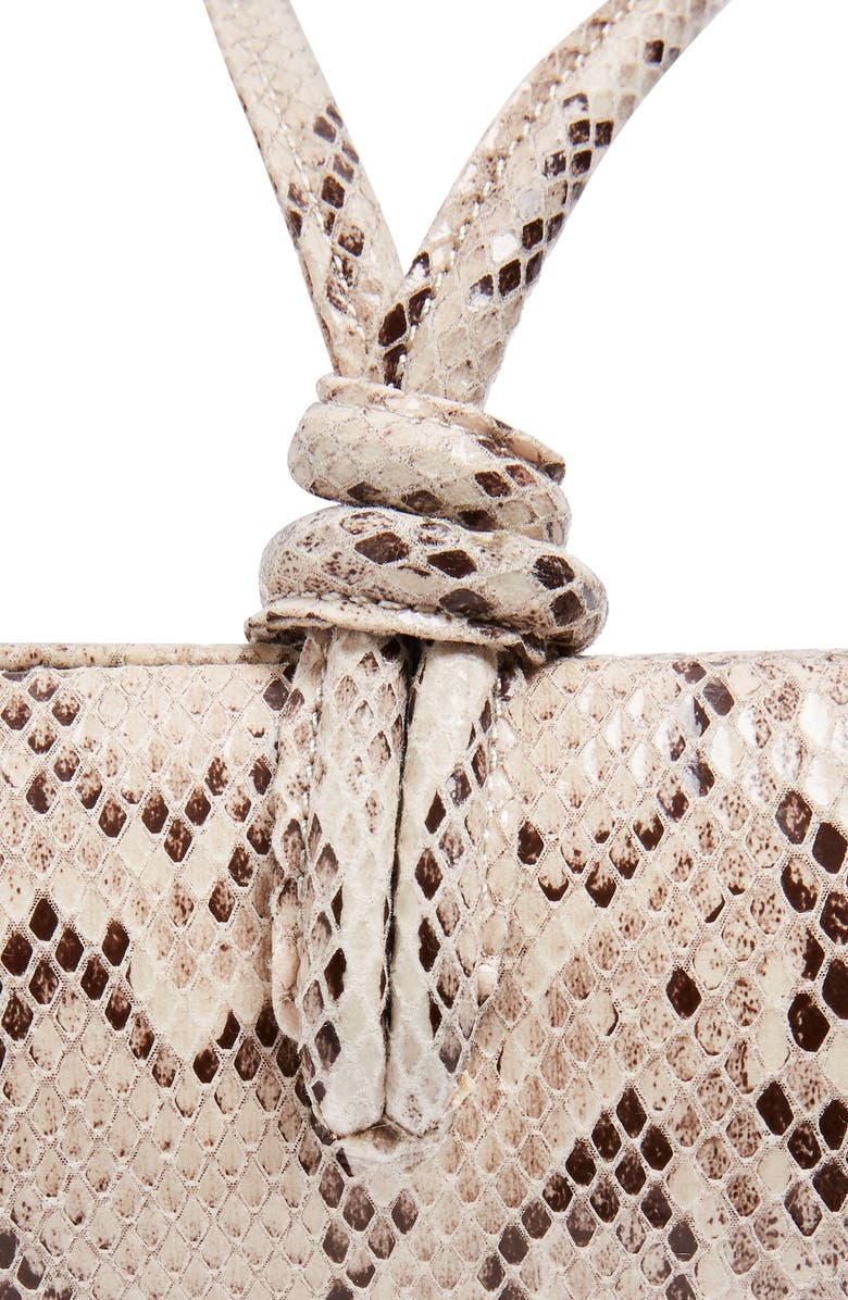 Topshop Grande Snakeprint Grab Bag, Alternate, color,