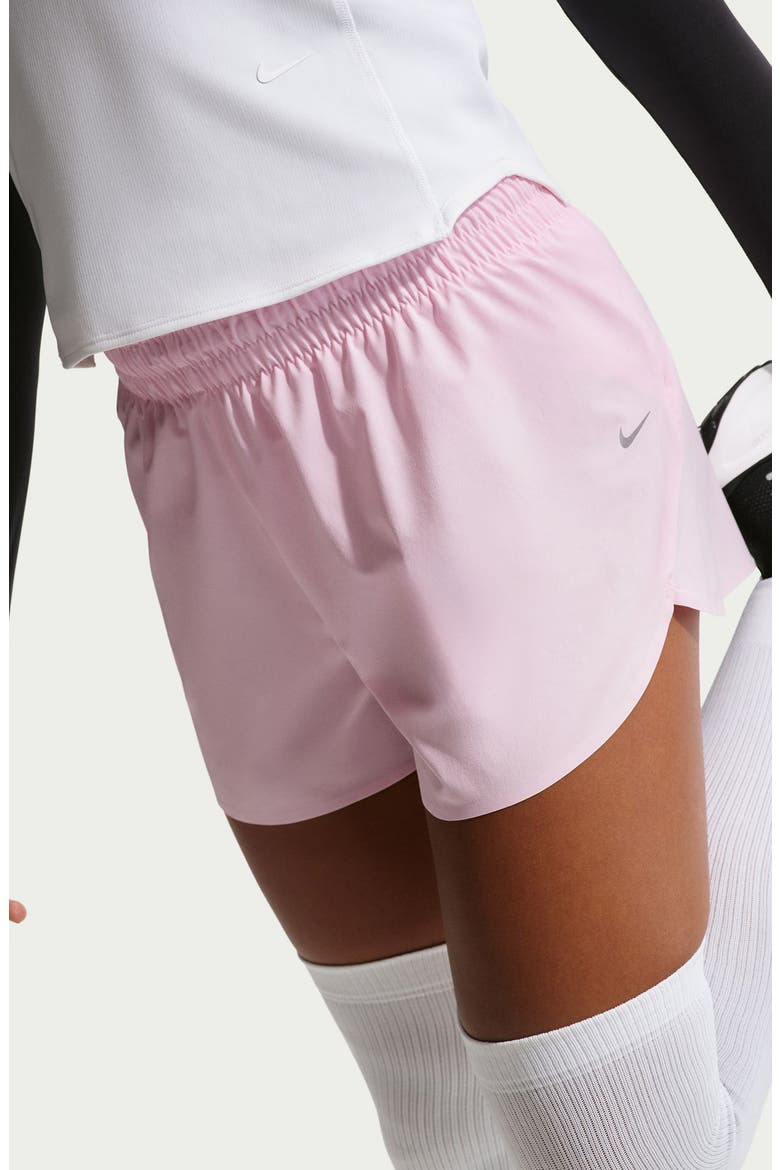 Kids' MAVN Dri-FIT Shorts, Alternate, color, PINK FOAM/ BLACK/ SILVER