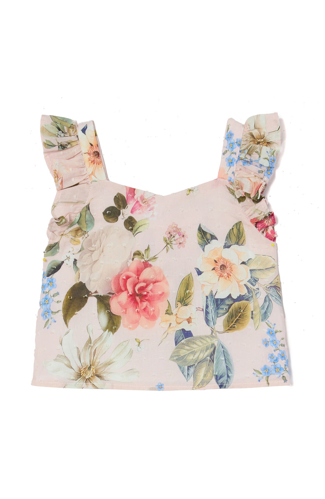 Детские Pippa & Julie Kids' Floral Clip Dopt Tank & Maxi Skirt Set — фото 5