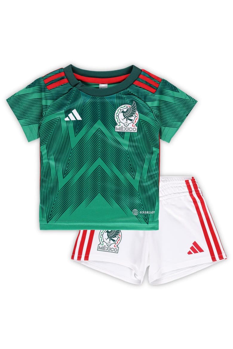 Infant adidas Green Mexico National Team 2022 Home Kit, Main, color, Green