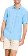Tommy Bahama Paradise Breezer Short Sleeve Linen Button-Up Shirt