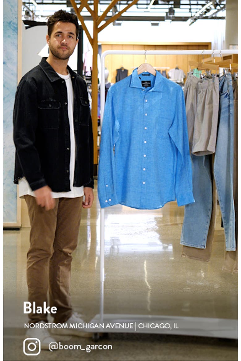 Seaford Linen Button-Up Shirt video