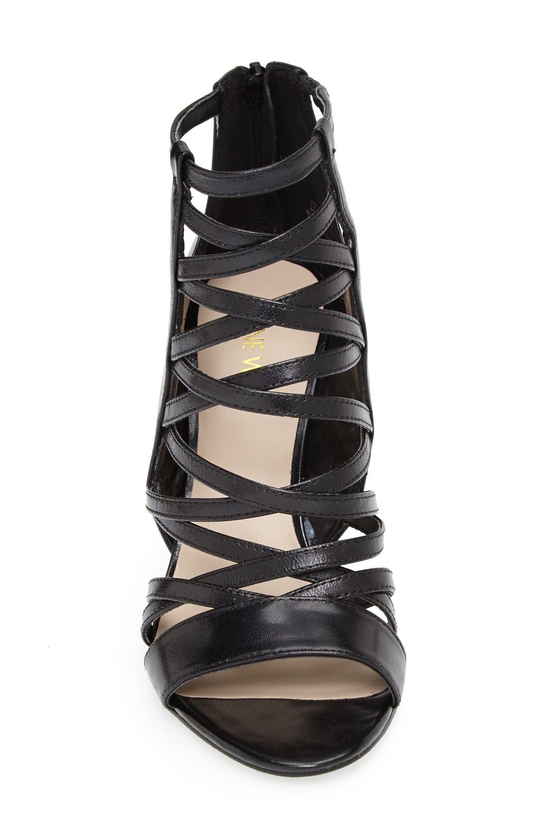 Nine West 'Funkfresh' Strappy Leather Sandal, Alternate, color, 