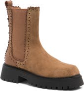 Free People Tried and True Leather Brogue Bootie