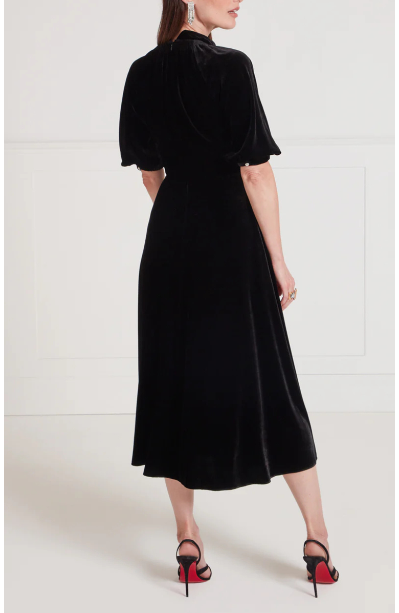 Temperley London Eliana Dress, Alternate, color, Black