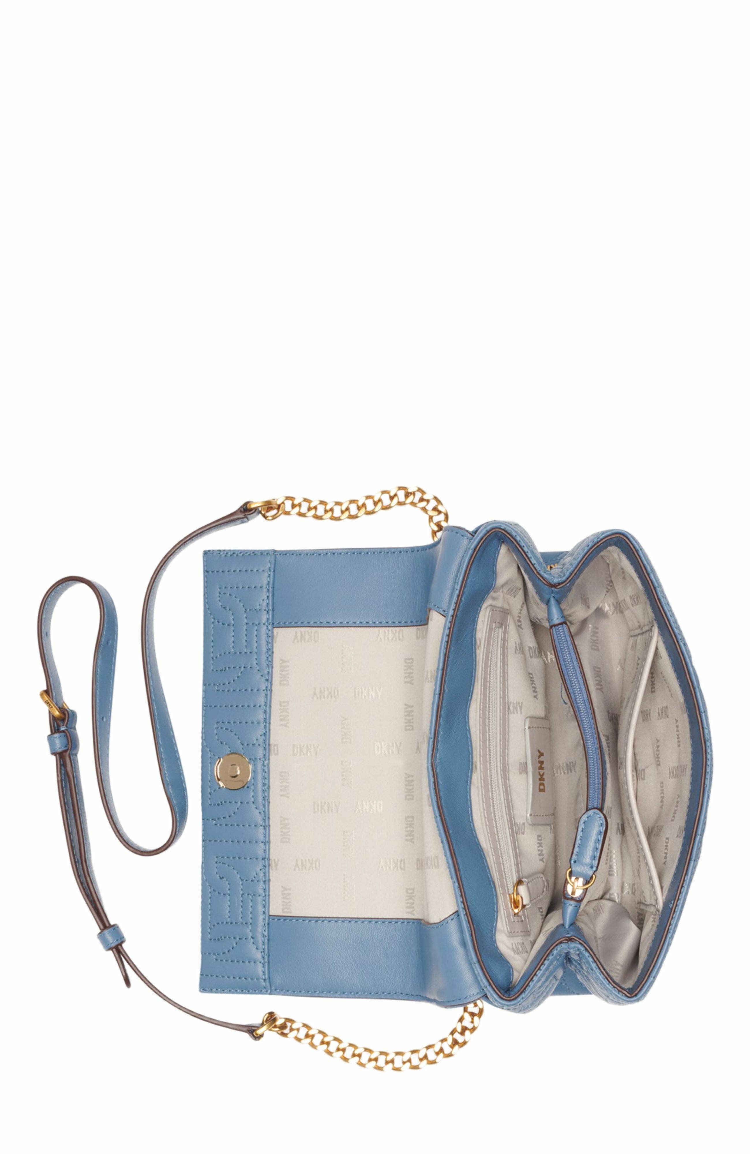 Delanie Flap Shoulder Bag, Alternate, color, COASTAL BLUE