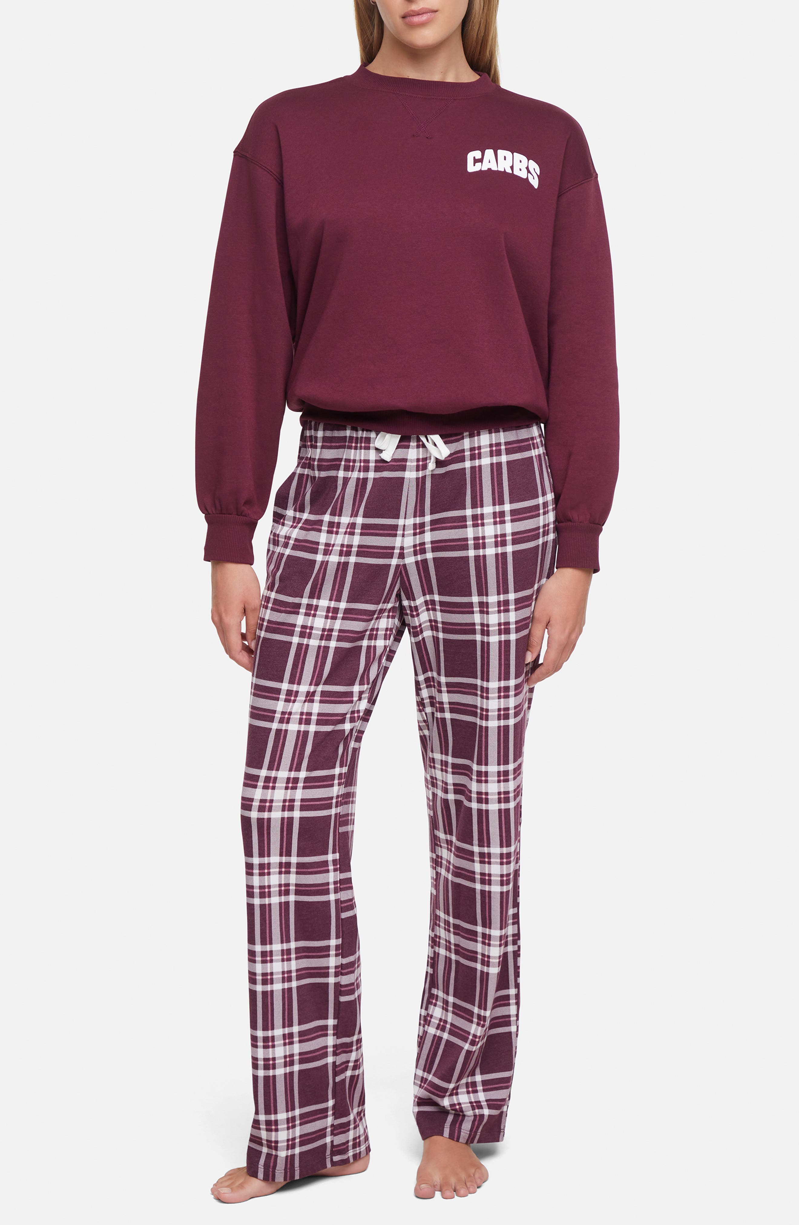 Wildfox Carbs Charlie Plaid Pajamas