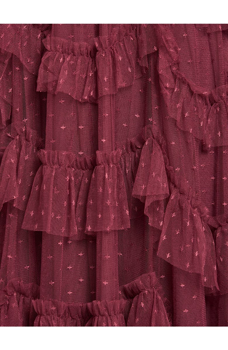 Needle & Thread Aviana V-Neck Gown, Alternate, color, Winterberry