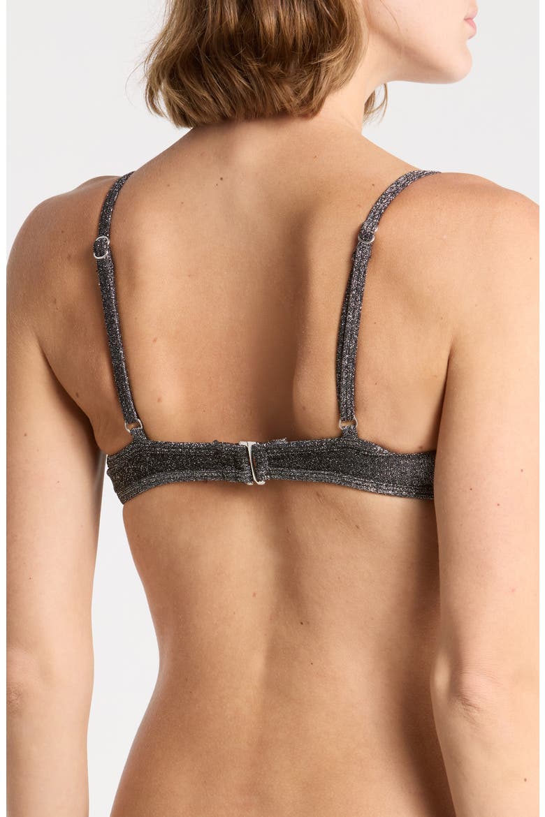 West Coast Bikini Top, Alternate, color, SPARKLE BLACK