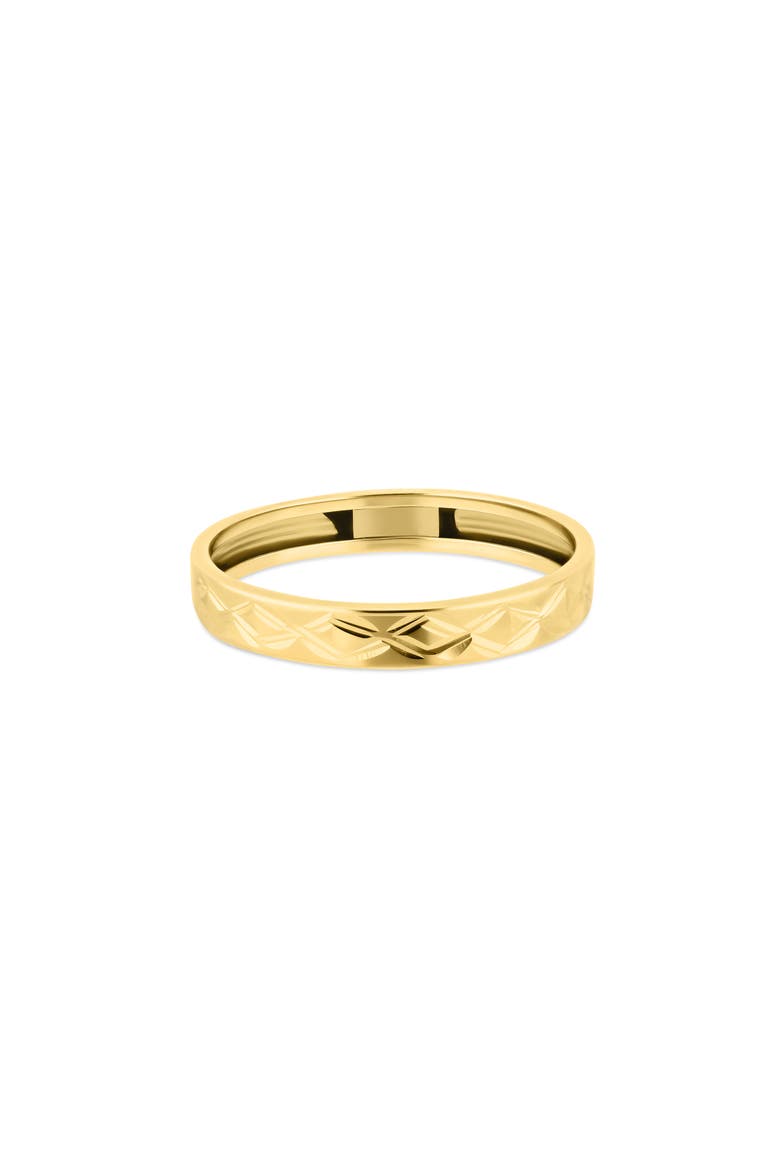 14k Gold Stackable Ring, Alternate, color, 14KY