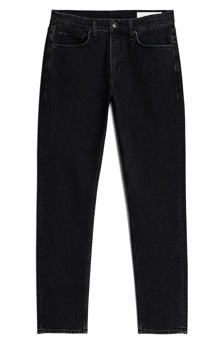 rag & bone Fit 2 Authentic Stretch Slim Fit Jeans, Alternate, color, Washed Black