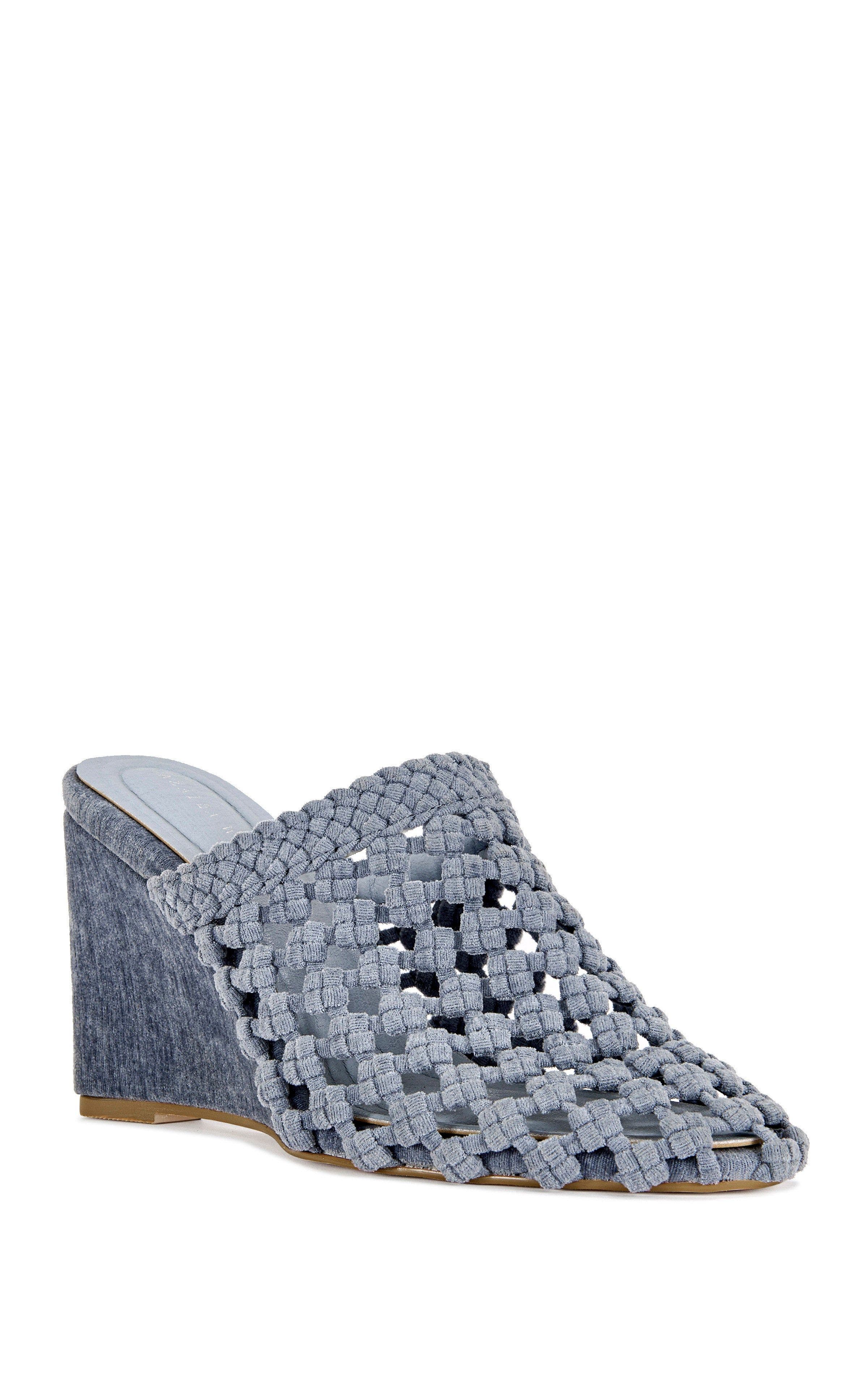 Gwendolyn Wedge Mule, Alternate, color, BLUE