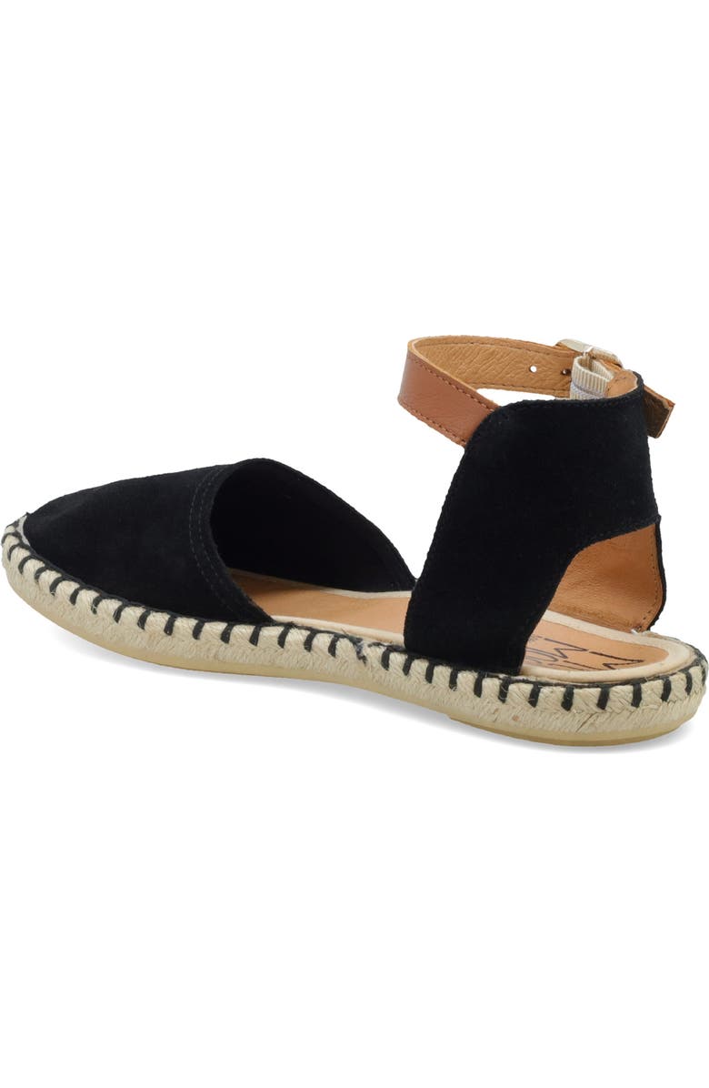 Miz Mooz Cleo Ankle Strap Espadrille Flat, Alternate, color,