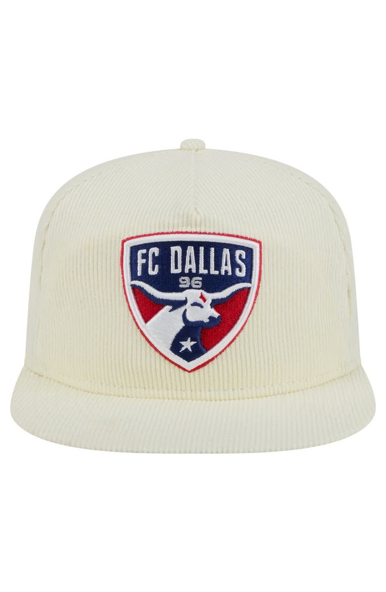 New Era Men's New Era  Cream FC Dallas 2025 Kickoff Snapback Golfer Hat, Alternate, color, Cream