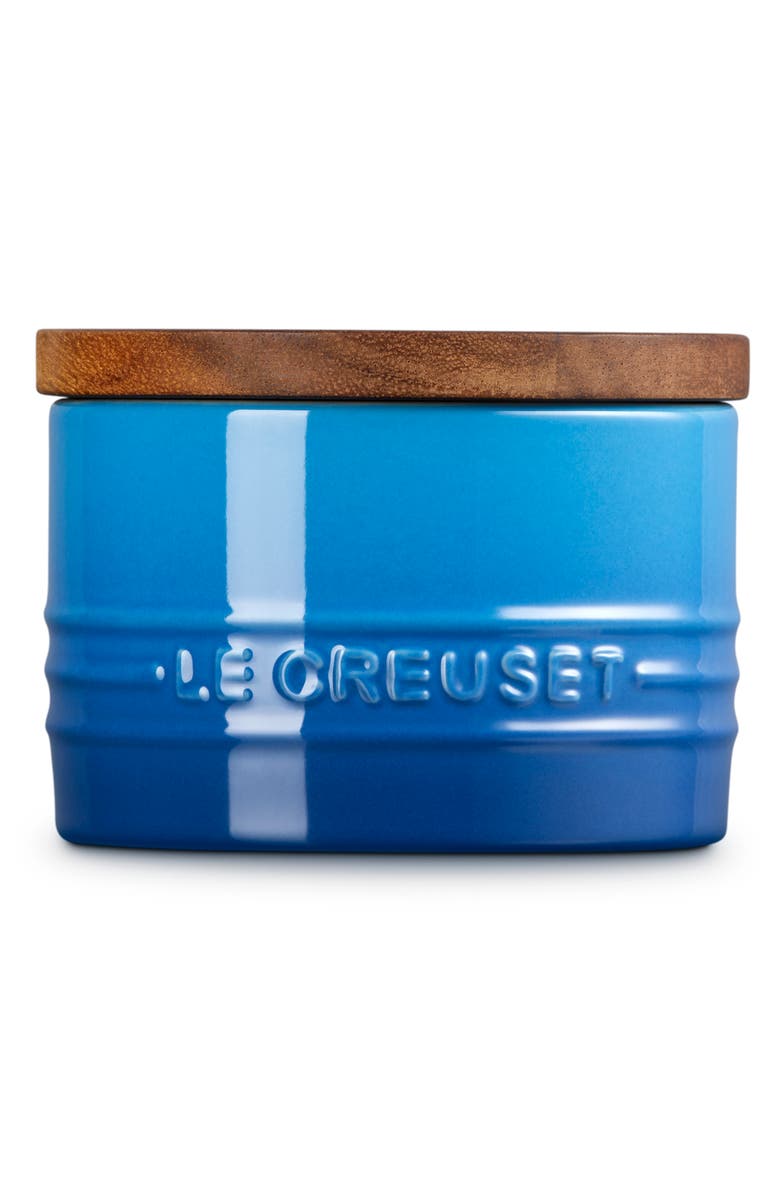 Le Creuset Signature Stoneware 7-Ounce Storage Canister, Alternate, color, Marseille