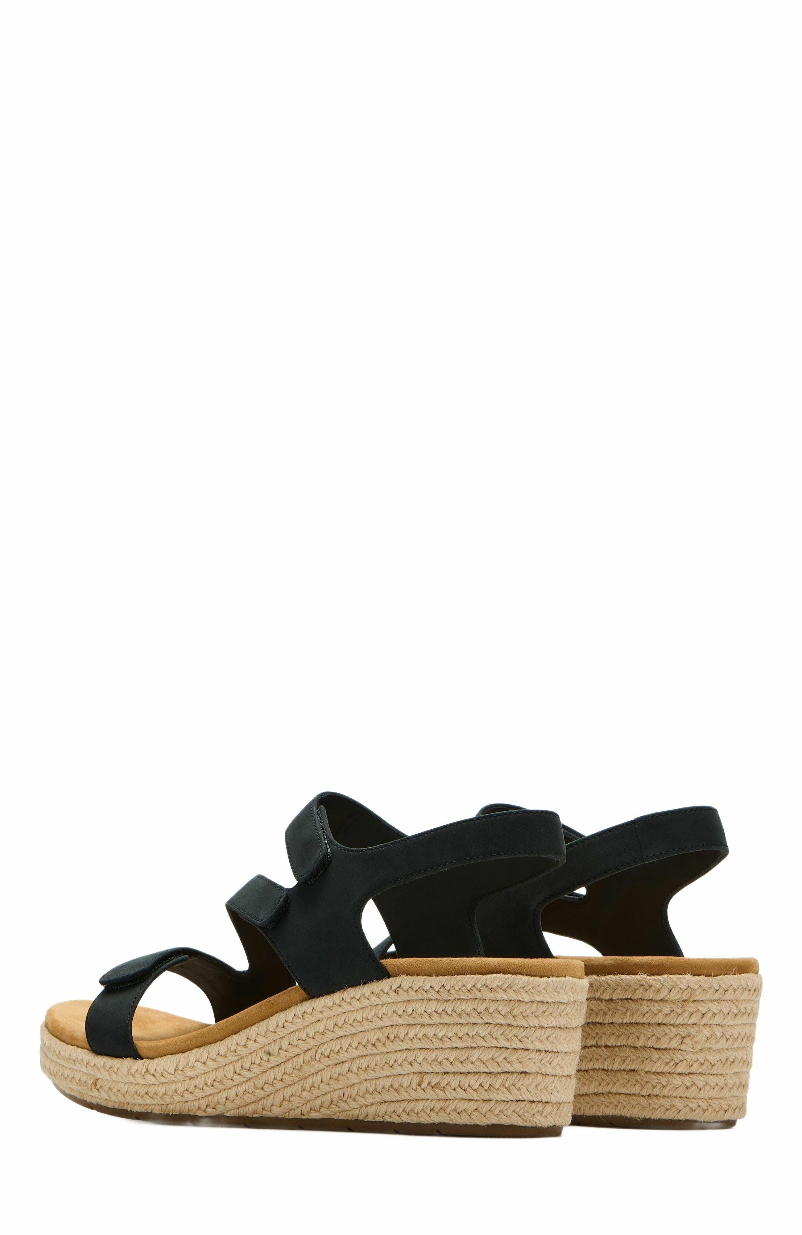 ABEO Riviera Adjustable Sandal, Alternate, color, Black - Metatarsal