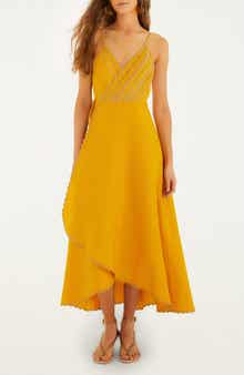 Bananas Maxi Wrap Dress