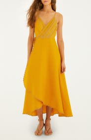 FARM Rio Bananas Maxi Wrap Dress