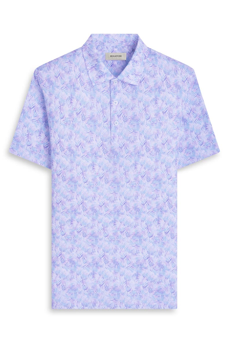 Bugatchi Victor OoohCotton<sup>®</sup> Leaf Print Polo, Alternate, color,