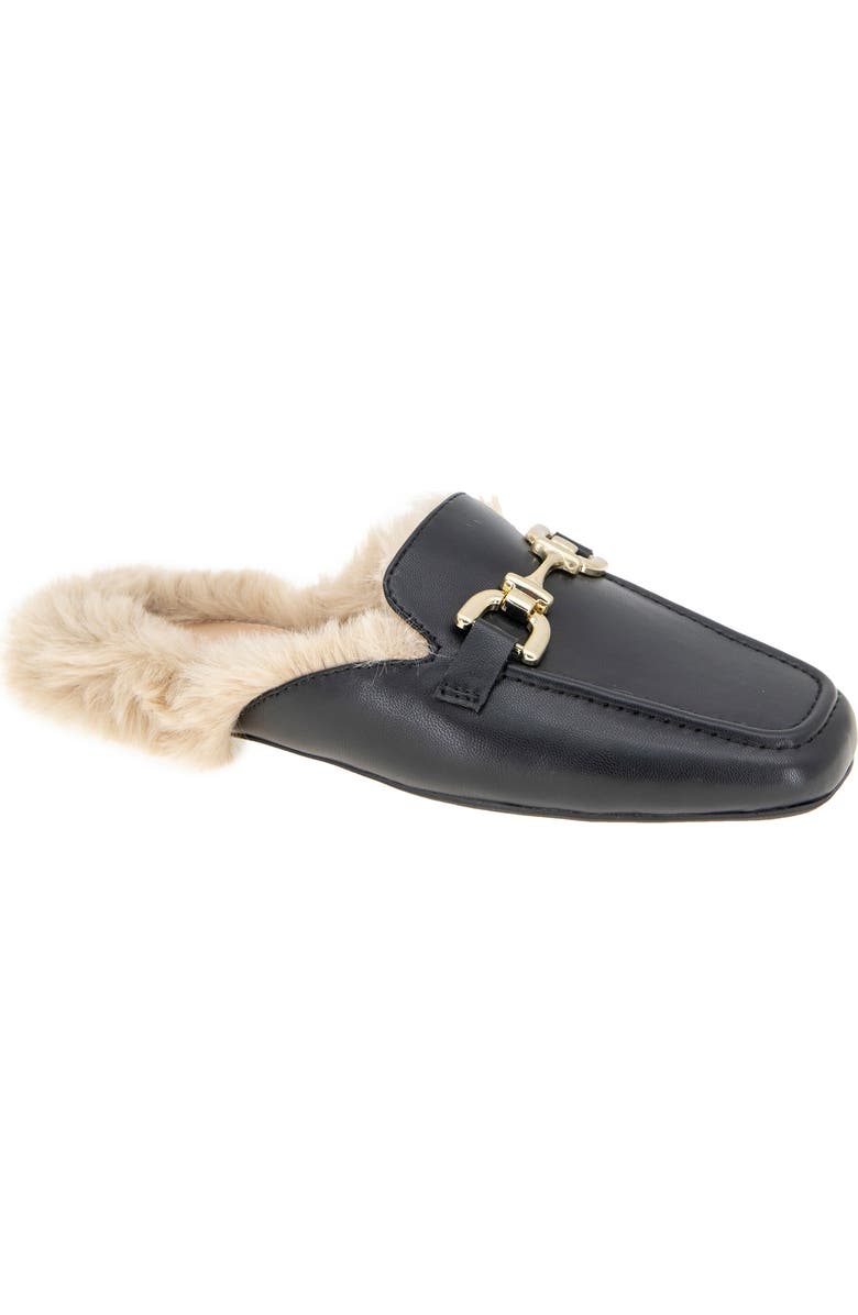 BCBGeneration Pendall Faux Fur Loafer Mule, Main, color,