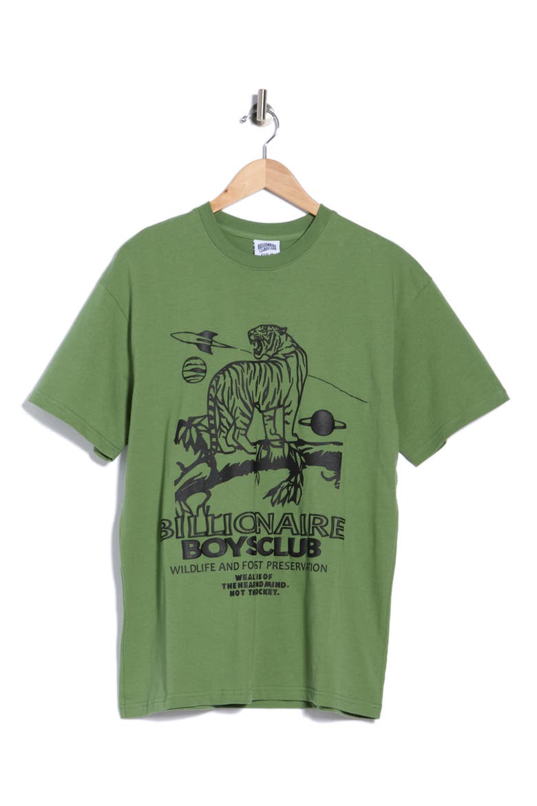 Wildlife Cotton Graphic T-Shirt, Main, color, DILL