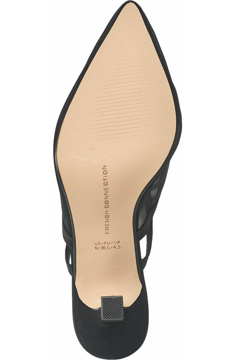 French Connection Mesh Toe Kitten Heel, Alternate, color,