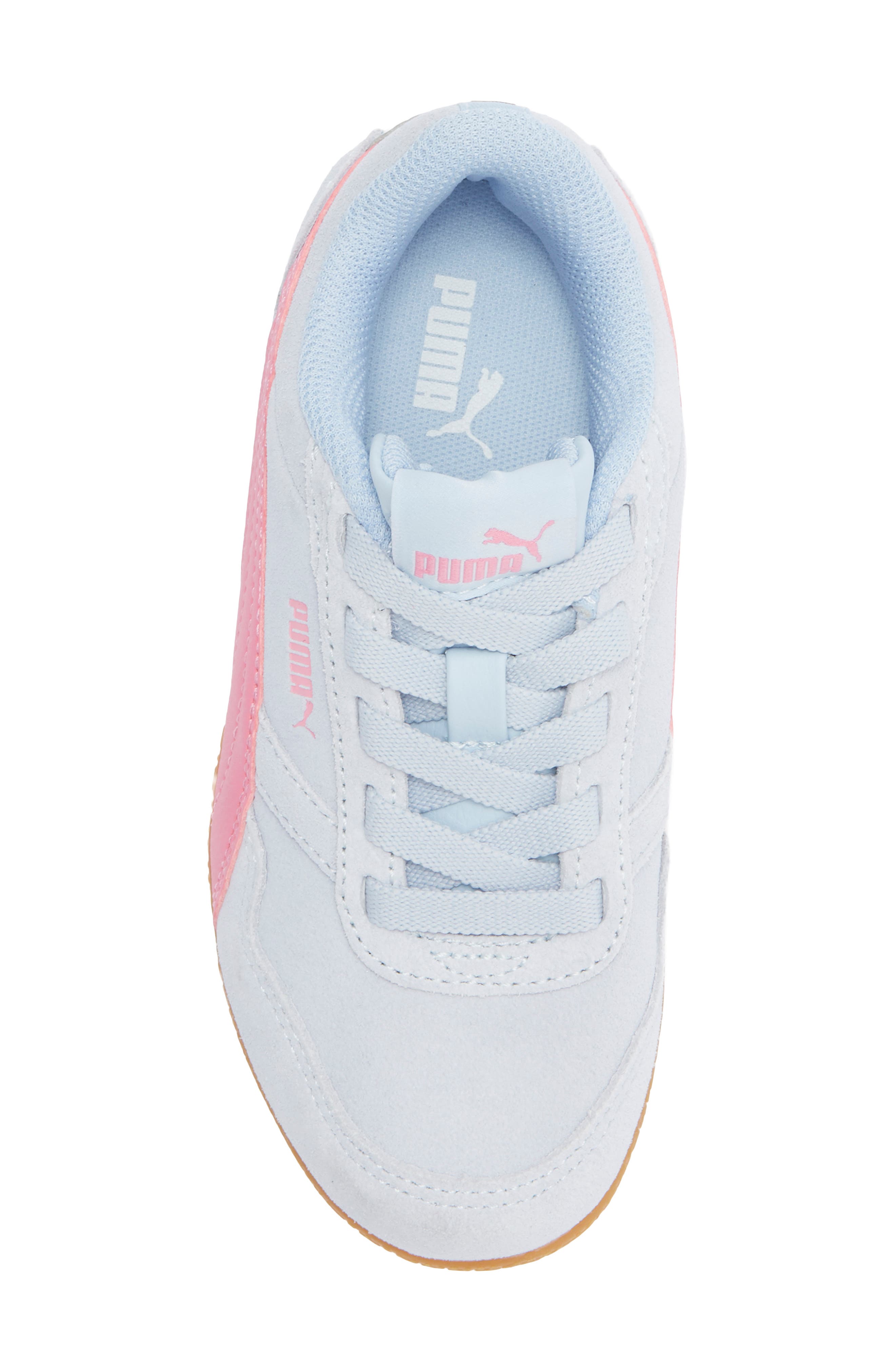 PUMA Kids' Bella Donna Sneaker, Alternate, color, Haute Tropic/ Posie Pink/ Gold