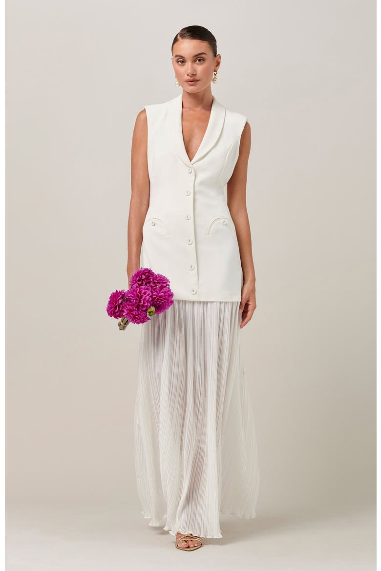 Trina Maxi Dress, Alternate, color, Off White