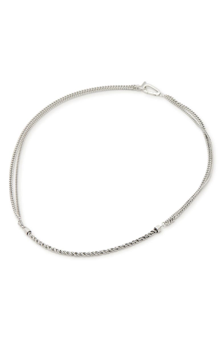AllSaints Men's Rope Chain Necklace, Alternate, color, 