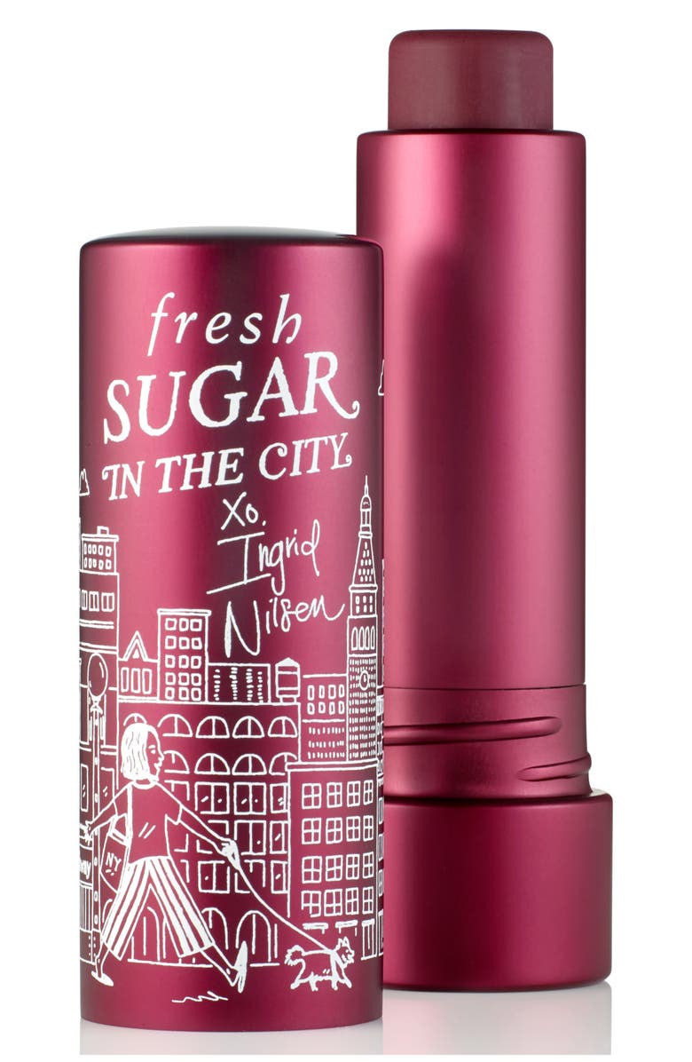 Fresh<sup>®</sup> Fresh x Ingrid Nilsen Sugar in the City Blackberry Tint Lip Balm SPF 15, Main, color, 