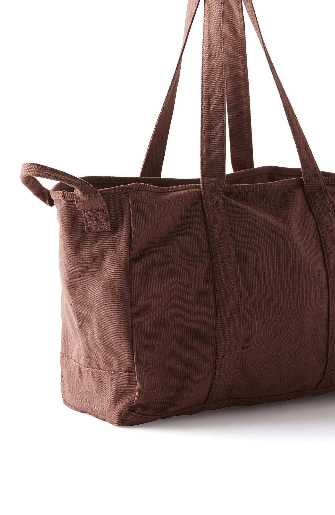 COTTON ON BODY Women's Body Canvas Tote, Alternate, color, Chocolate