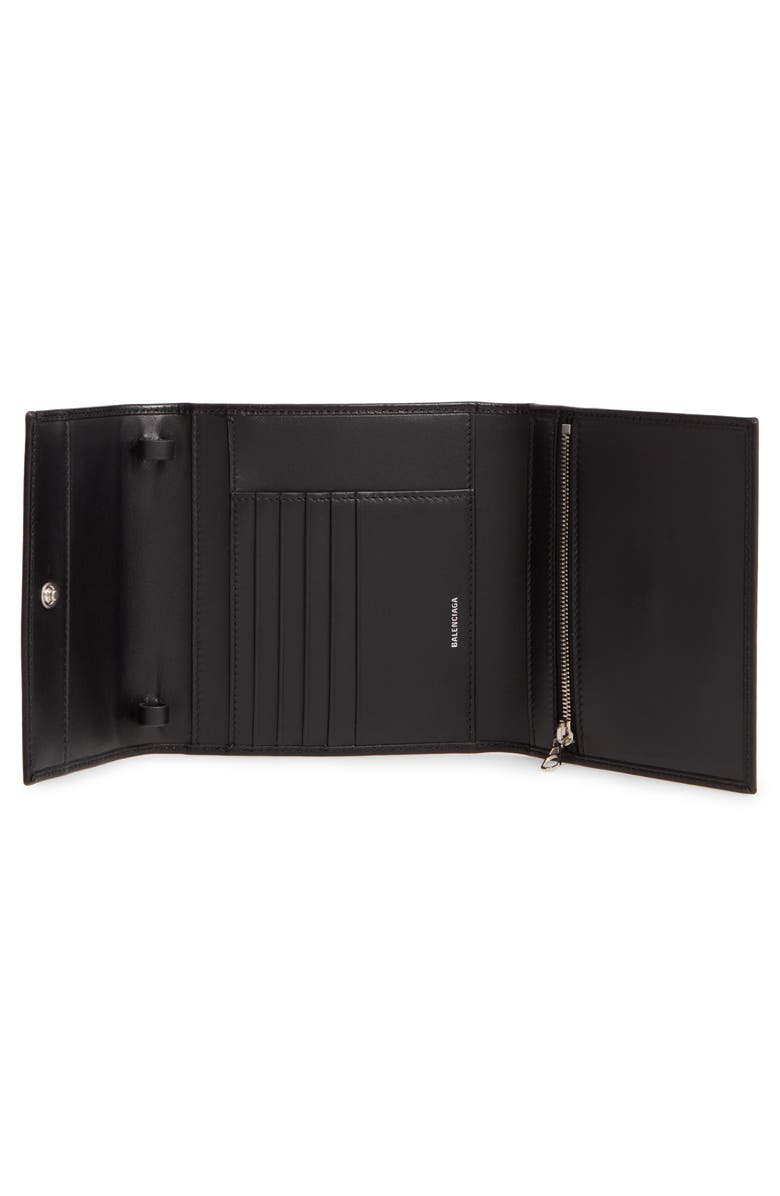 Balenciaga Leather Wallet on a Strap, Alternate, color,