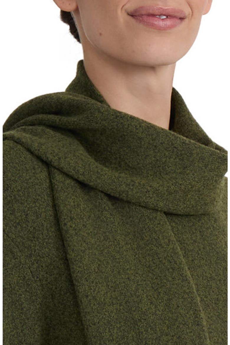 Scarf Detail Sweater, Alternate, color, JASPER GREEN
