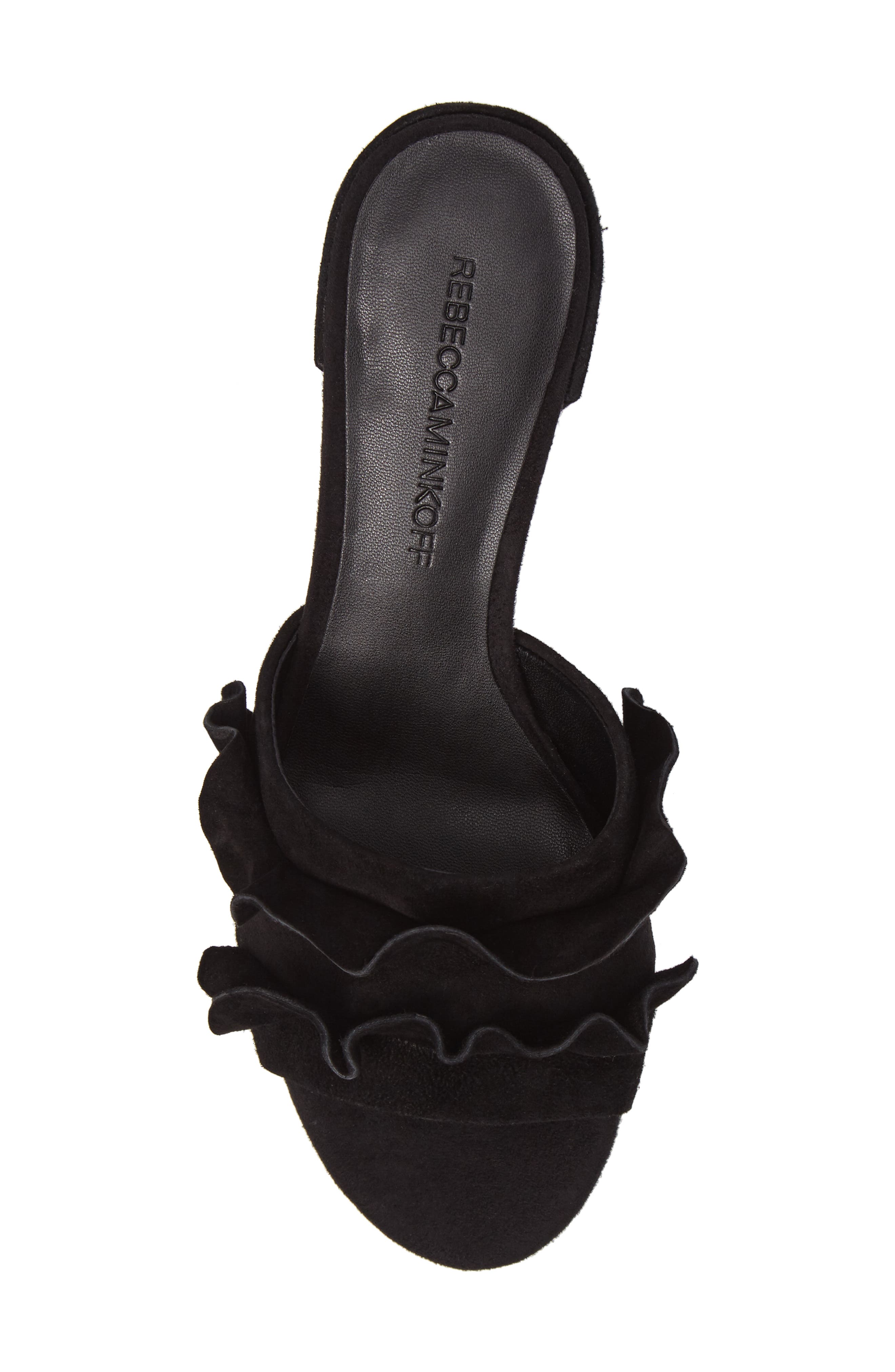 Rebecca Minkoff Isabelle Ruffle Mule Sandal, Alternate, color, 