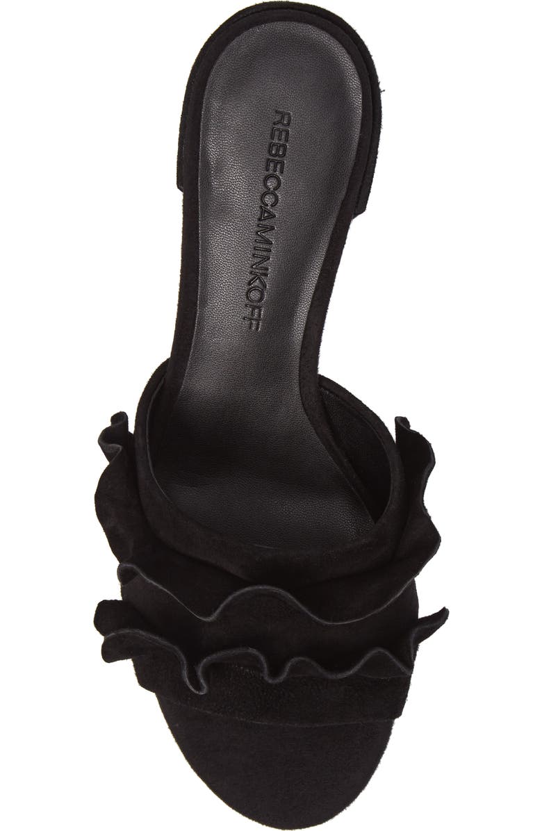Rebecca Minkoff Isabelle Ruffle Mule Sandal, Alternate, color,