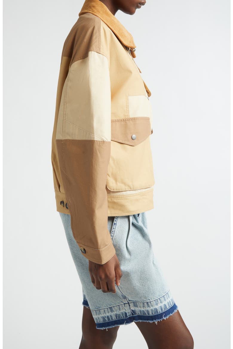 Risla Cotton Canvas Utility Jacket, Alternate, color, BEIGE