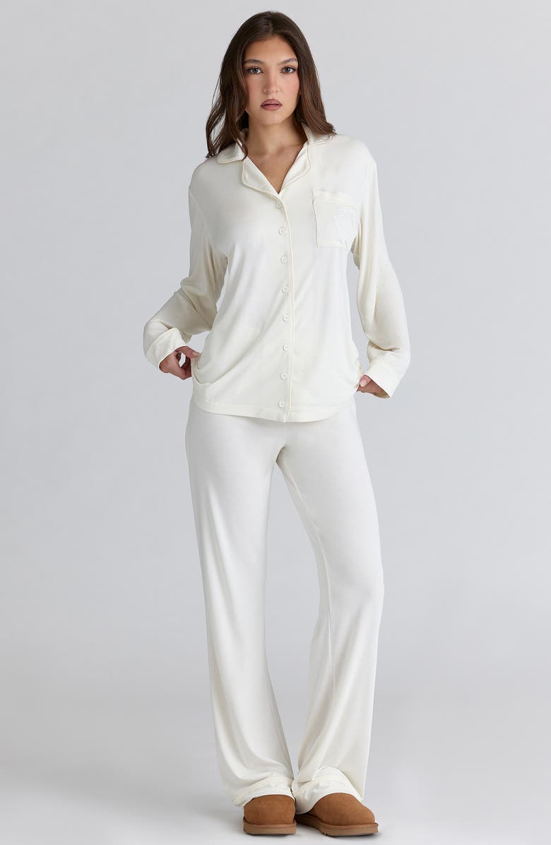 HOUSE OF CB Classic Pajama Top, Alternate, color, 