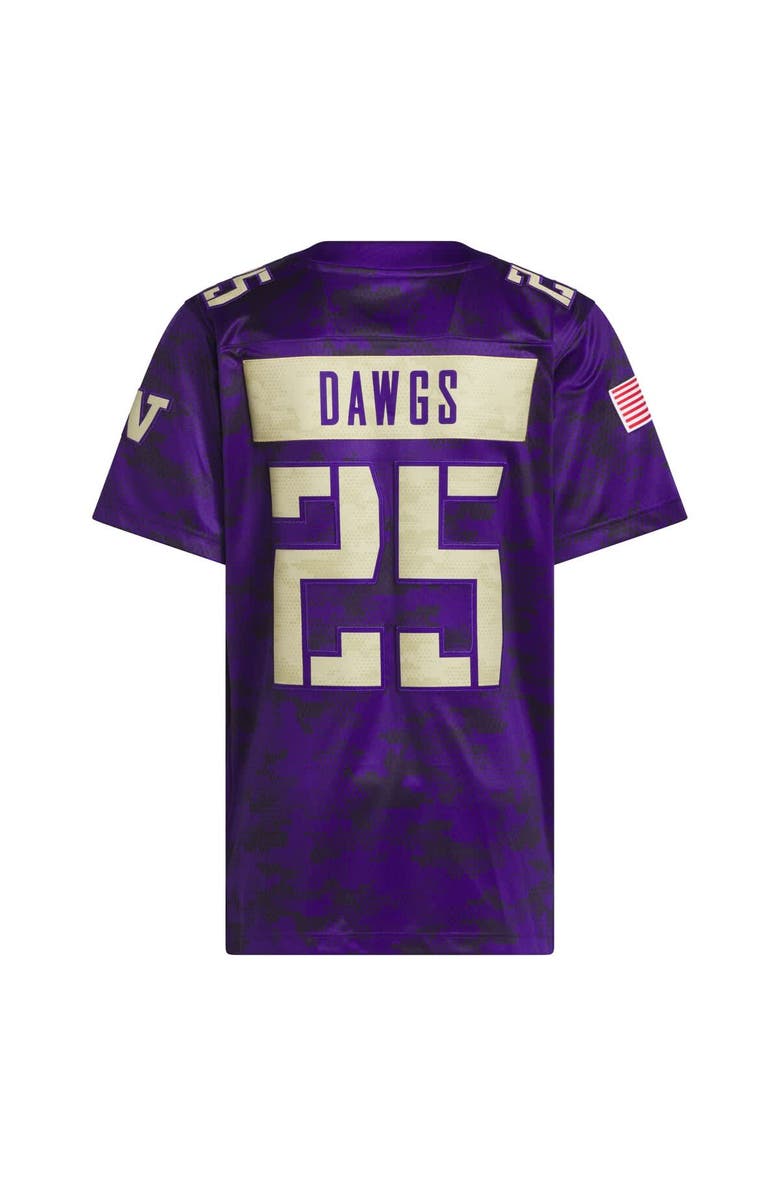 adidas Men's adidas #25 Purple Washington Huskies Honor & Support Premier Strategy Jersey, Alternate, color, Purple