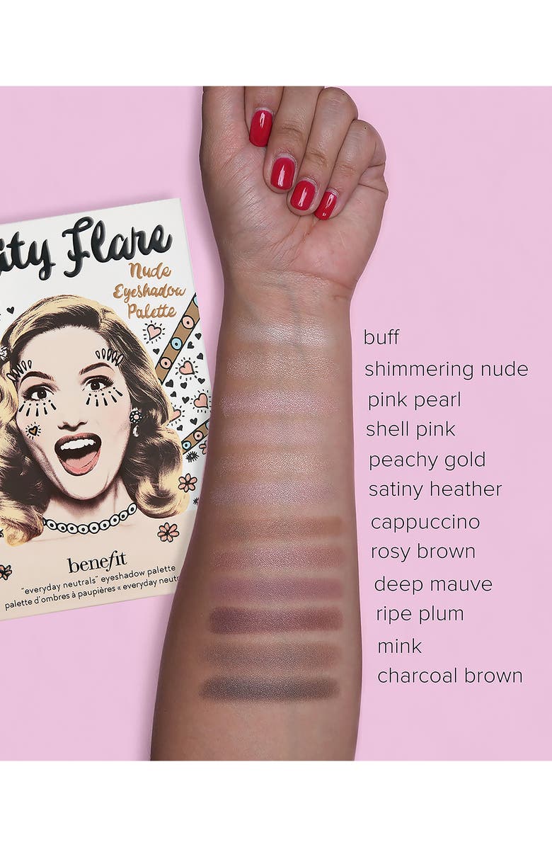 Benefit Cosmetics Benefit Vanity Flair Nude Eyeshadow Palette, Alternate, color, 