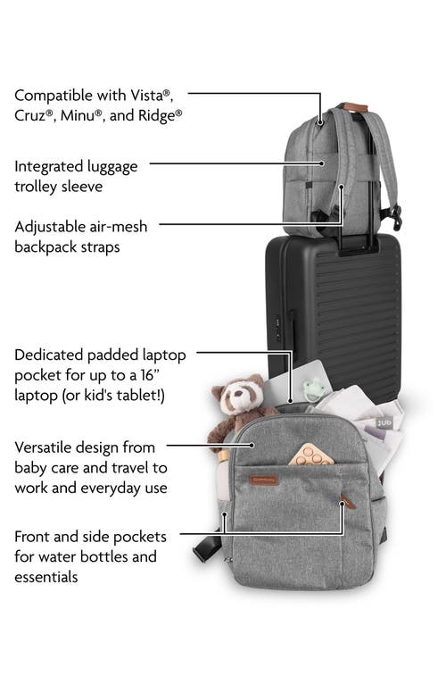Uppababy Diaper Changing Backpack In Black