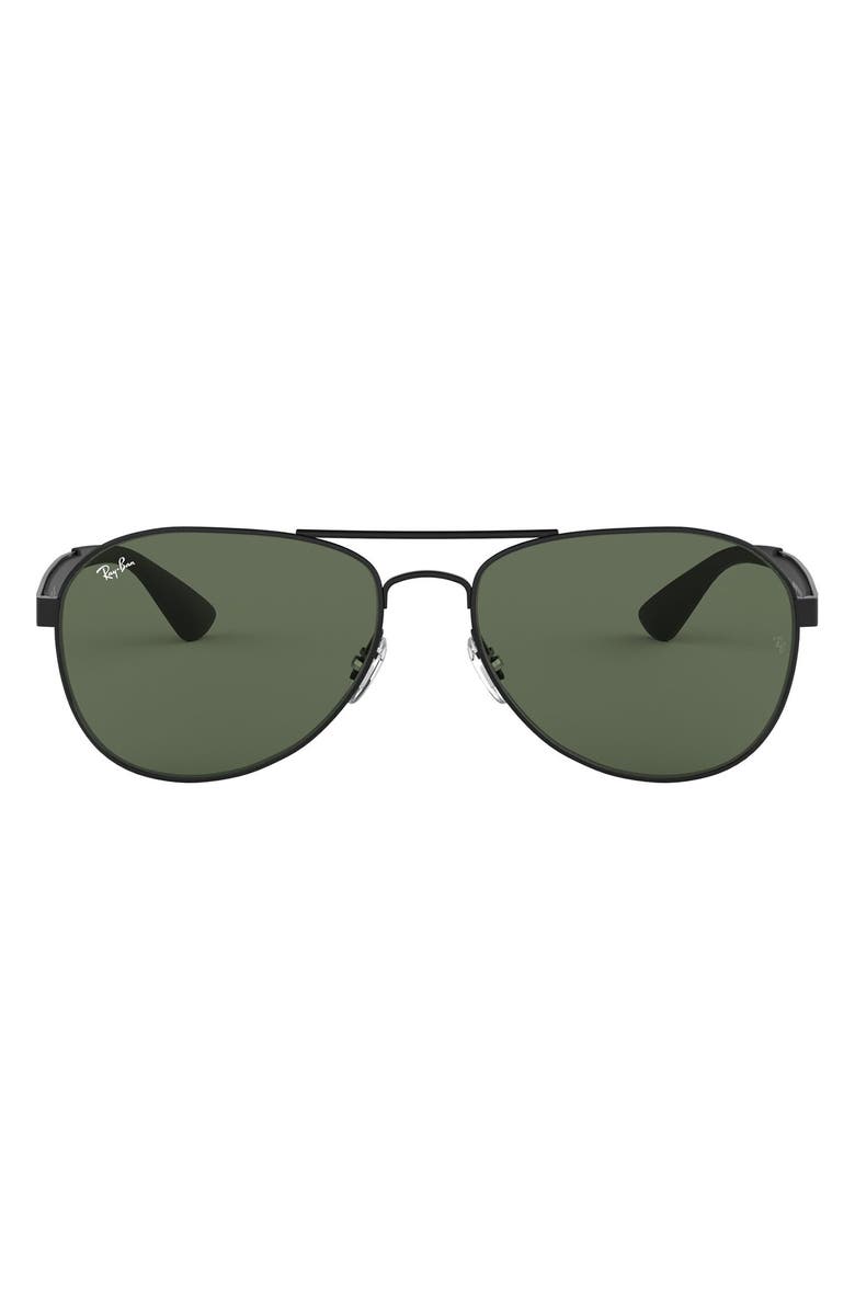 Ray-Ban 61mm Aviator Sunglasses, Main, color,