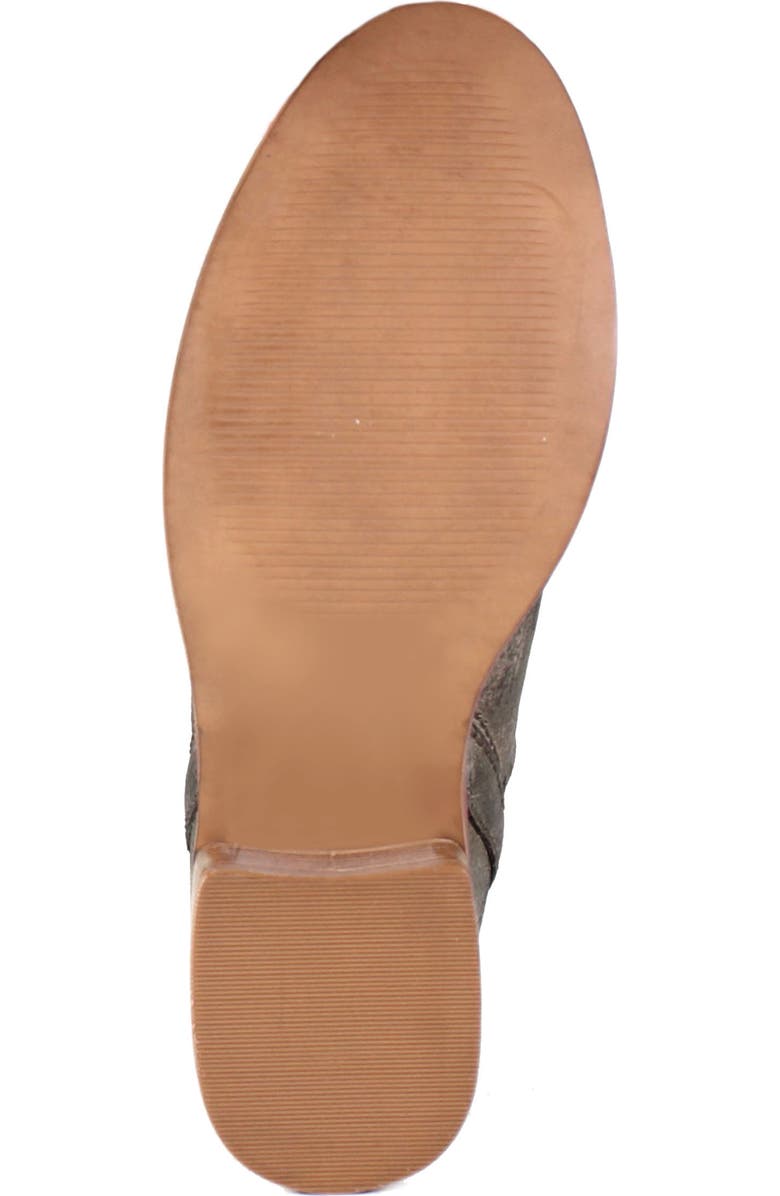 Diba True WORK NERD vintage leather bootie, Alternate, color, Charcoal