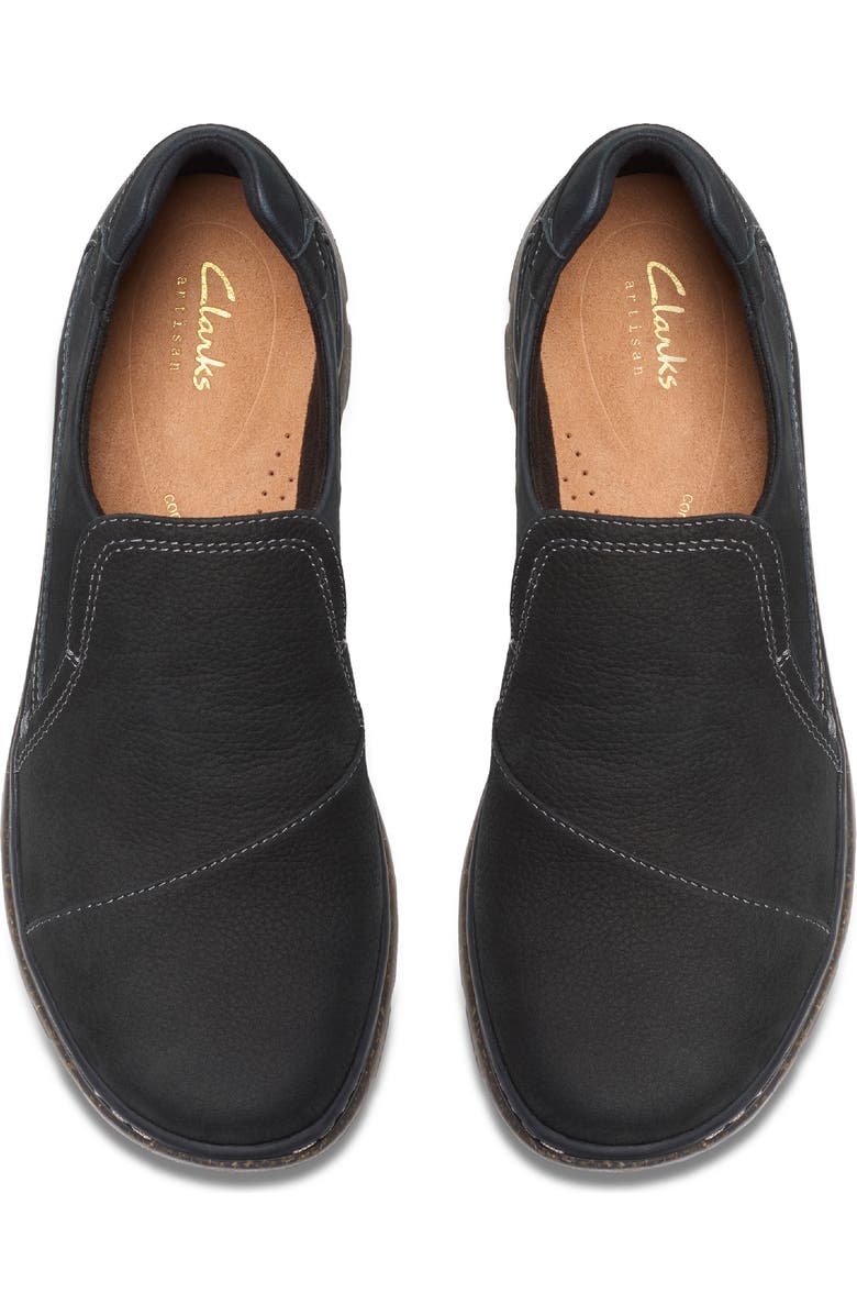 Clarks<sup>®</sup> Orlene Slip On Sneaker, Alternate, color, Black Leather