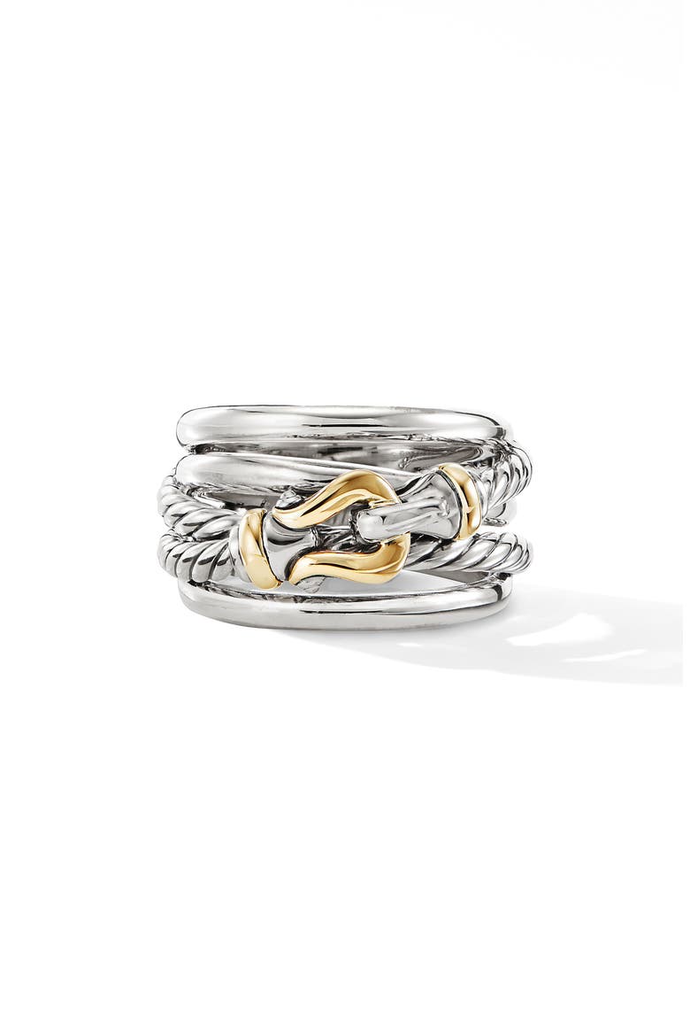 Buckle Ring, Main, color, SILVER/ GOLD