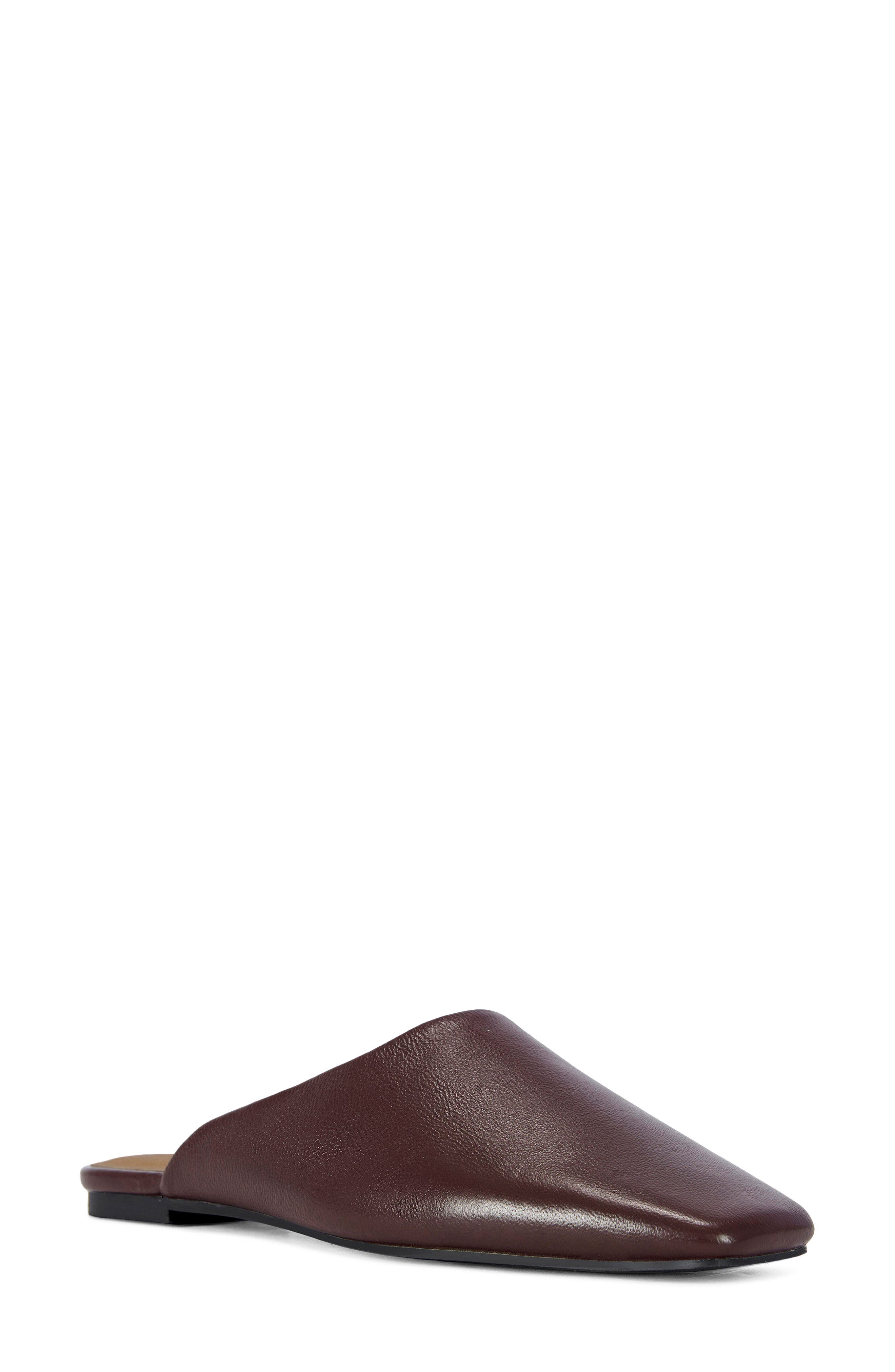 Raphael Flat Mule, Main, color, CHOCOLATE