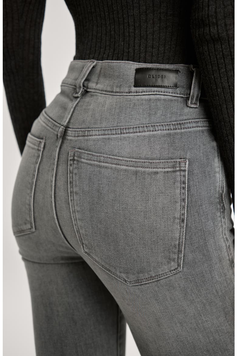 Bridget Bootcut High Rise Instasculpt Jeans, Alternate, color, PEBBLE