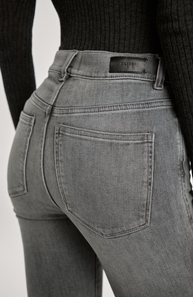 DL1961 Bridget Bootcut High Rise Instasculpt Jeans, Alternate, color, Pebble