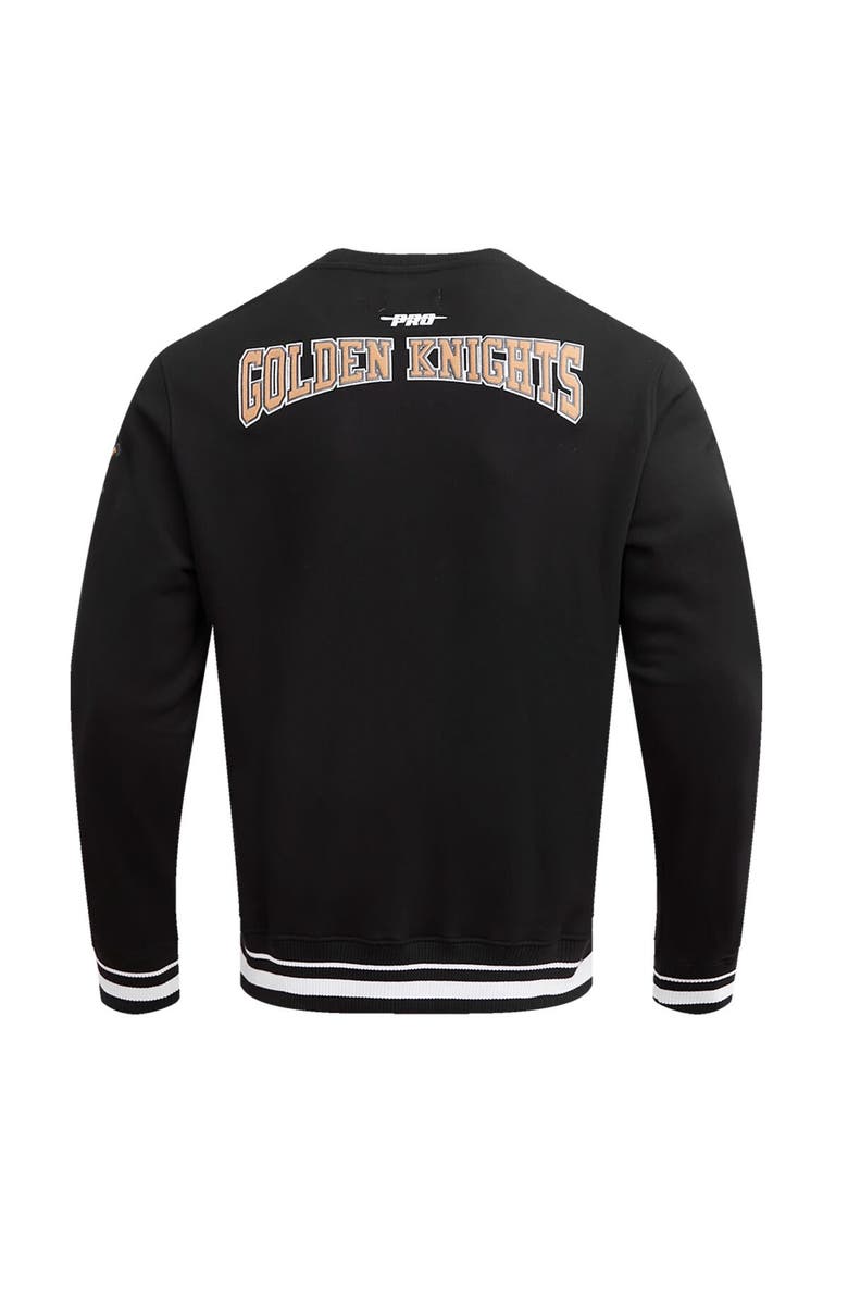 PRO STANDARD Men's Pro Standard Black Vegas Golden Knights Crest Emblem Pullover Sweatshirt, Alternate, color, Black