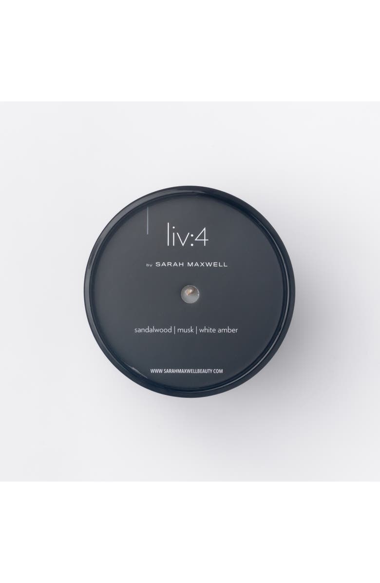 Sarah Maxwell Beauty liv4 Scented Candle, Alternate, color, Black