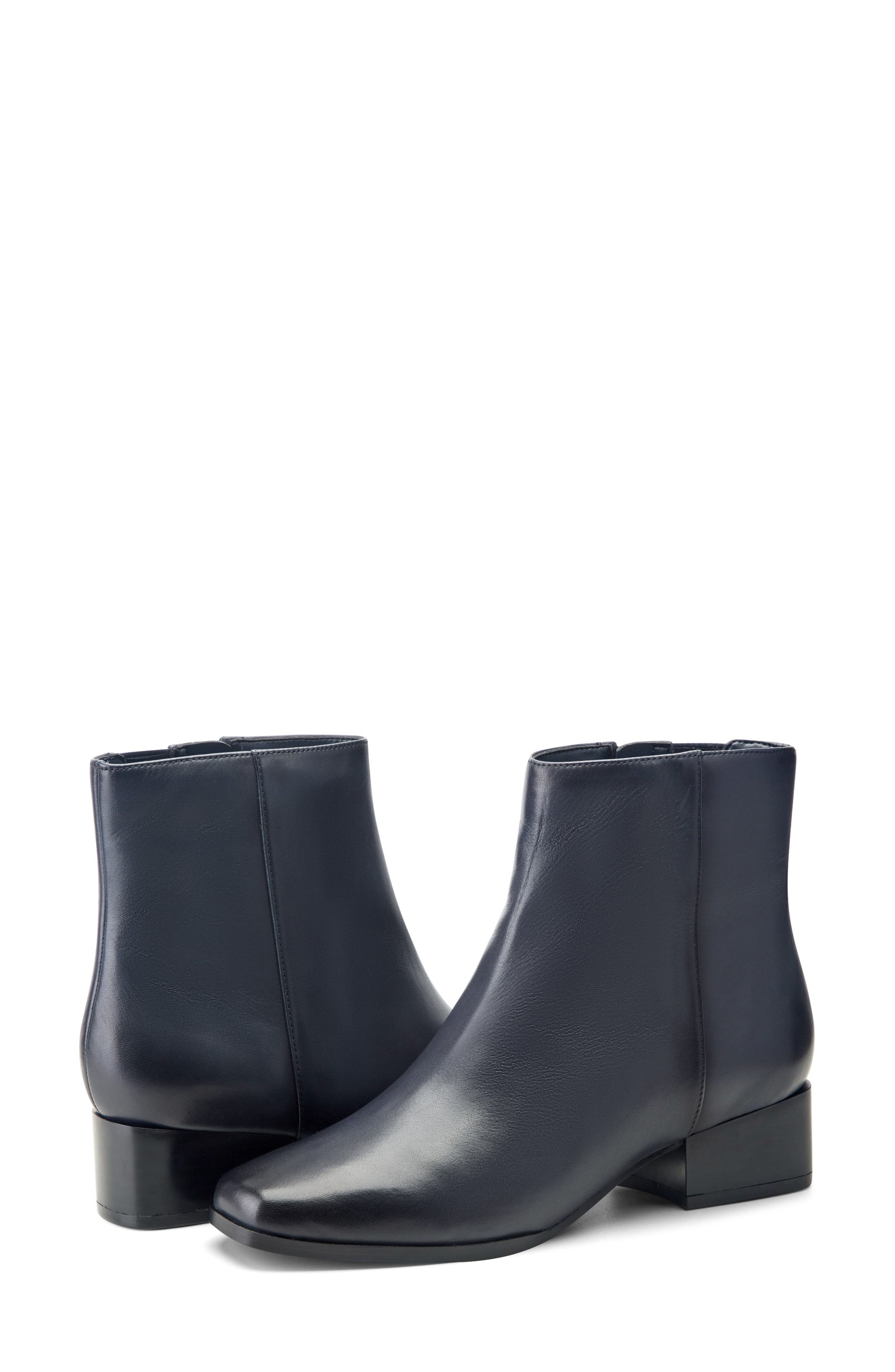 Sidney Leather Bootie, Alternate, color, BLUE